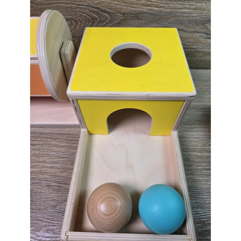 Lovevery  Spinning Rainbow Color Wheel & Ball Drop Montessori Toy Lot